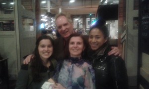 Michael with co-organisers Anna, Zuzana, Patricia